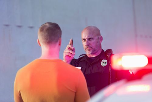 North Carolina Police Arresting Man for DWI