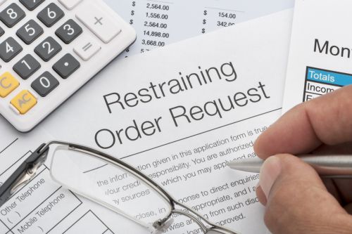 restraining order request